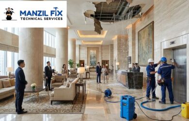 Burst Pipes in High-Rise Hotels